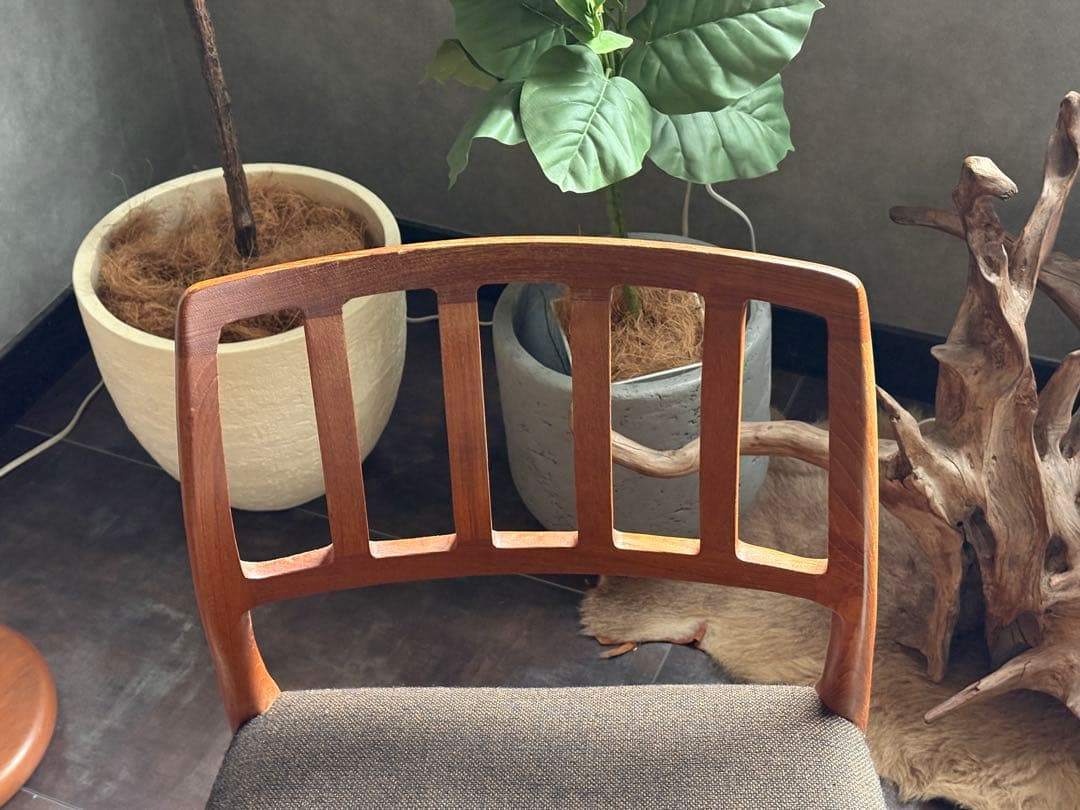 ①J.L. Møllers JLモラー　北欧ヴィンテージチェア　チーク材　NZ