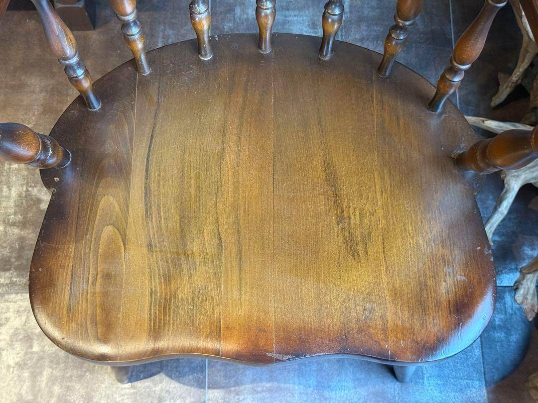 飛騨産業　HIDA アームチェア　ヴィンテージ　スポークチェア　レトロ　IH