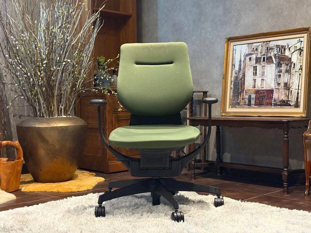 ⑤KOKUYO コクヨ　デスクチェア　オフィスチェア　イングチェア　H