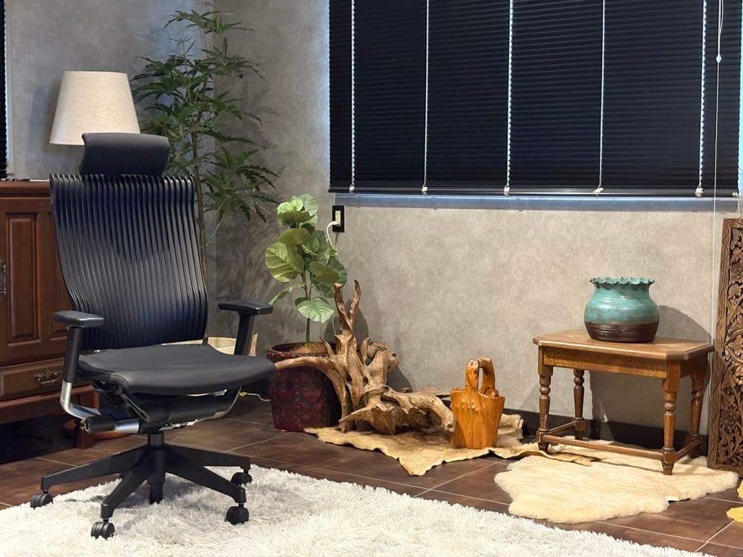 ITOKI イトーキ　スピーナチェア　デスクチェア　デスクソファ　ブラック