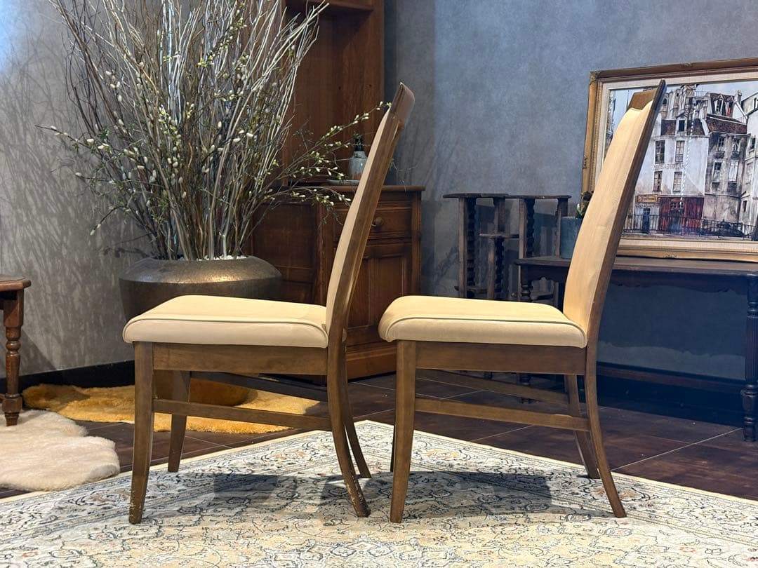 ①カリモク Direttore ディレトーレ ダイニングチェア 合皮レザー nZ